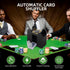 Automatic Card Shuffler for 1/2/4/6 Decks, Battery Operated Electric Shuffler for UNO, Casino Card Games, Home Use