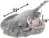 22" Adventure Planet Birth of Life Stingray with Baby Plush Toy Long