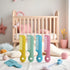 Htppzjr Pack 4 Of Round Tip Bristles Baby Cute Comb Baby Grooming For Sensitive Scalp Skin, for Nursery Newborn Infant