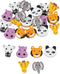 Fun Express Mini Zoo Animal Erasers, Bulk Set of 144 Pieces for VBS Supplies/Decor