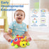 Holaxander 6-12 7 8 9 10 11 1-2 Baby Bilingual Musical Ladybug Crawling Toys,Baby Toys Months with Light-up Music