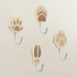 Thungeek Four-Piece Set of Wooden Animals Tracks Hooks for Kids - Fox, Deer,
