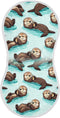 FLildon Muslin Burp Cloth for Baby 1PC Cute Sea Otters Super Absorbent Burping