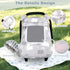 3D Windproof Baby Car Seat Cover, Mink Dot Infant Car Seat Canopy with Breathable Mesh Window, Baby Carrier for All