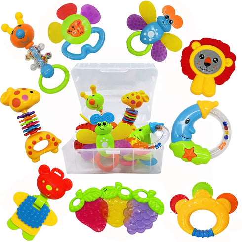 AIVIAI Baby Toys 0-6 Months Infant Toys 0-3 Months Infant Rattles Baby Rattle