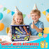 Kslavagcnt 3 1 4-8 Indoor Outdoor Games for Kids, in Musical Jump, Ring Toss Game & Stomping Rocket Launcher for Kids