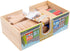 ORBRIUM 52 Pcs Deluxe Wooden Train Set - Wooden Storage Box Tunnel Compatible with Thomas, Brio, Melissa