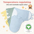 Generic Blankets-3 Pack Cozy Set Organic Cotton Baby Swaddle Ultra-Soft, Breathable & Temperature- Regulating Newborn