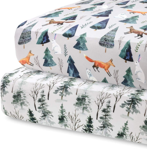 Pobi Baby - Fitted Crib Sheets for Boys, Girl - Baby Crib