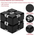 (6 Lifidea Aluminum Alloy Metal Infinity Cube Fidget Cube Colors) Handheld Fidget Toy Desk Toy with Cool Case Infinity