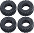 RC Rubber Micro Tires 38mm with Foam Insert, 4pcs for 1/18 Kyosho Mini Z 4x4 Jimny