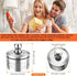 Stainless Steel Lucky Fidgeting Spinner Mens Gifts Office Desktop Anxiety Relief Paperweight Roulette Dice Game