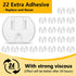 Outlet Covers (45 Pack) - Self-Closing 3-Prong Swivel Electrical Outlet Protectors for Baby - Upgraded Adhesive