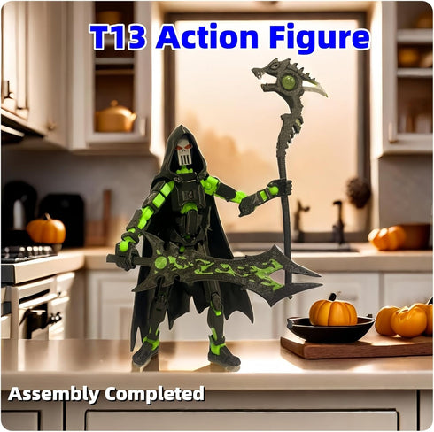 T13 2Pcs Dummy 13, T13 3D SENROELECTRONAGE Action Figure Assembly Completed, New Lucky Action Figure, Printed