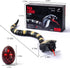 AMCHSURI RC Snake Toy: Realistic Prank Cobra, Rechargeable, Smart Sensing, Infrared Controller for Kids/Cat (Black)