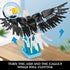 Set, 2 1 14+ (1018 Vziimo Ideas Eagle Animals Building MOC Eagle Creative Bird Model, Creator in Animal Lover Owl Birds