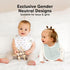8-Pack 0-24 Organic Baby Bibs for Boys, Girls - Soft Cotton Drooling and Teething Bibs for Baby Girl & Boy, Extra