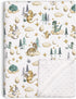 Buerhanerry Dragon Baby Blanket for Unisex Soft Minky Blanket with Double Layer Dotted