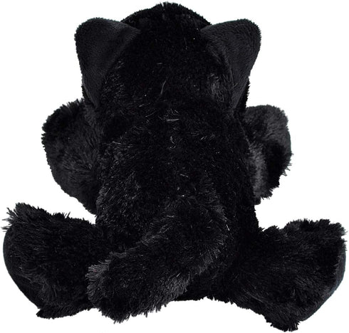 Wild Republic Black Cat Plush, Stuffed Animal, Plush Toy, Gifts for Kids, Hug’Ems 7"