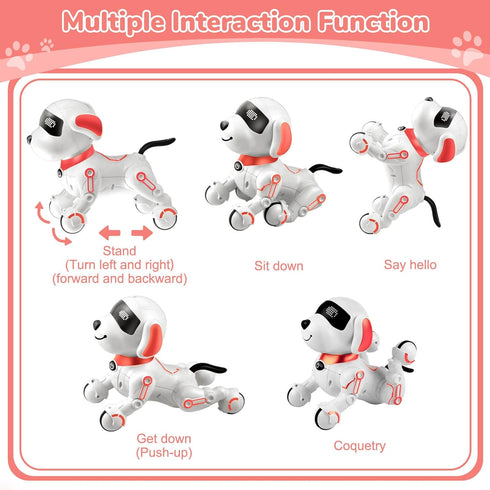 8 9 10 11 12, 8-12, 5 6 7 8 9 10 11 12 Robot Dog Toys for Kids Remote Control Dogs, Robot Dog for Kids Pet Robotic