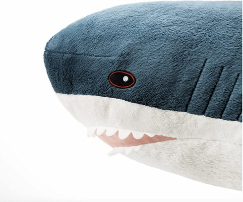 Plush Shark Toy Pillow, 31-inch Giant Shark Plush Animal Toy Super Soft and Cute Pillow Children’s Boys and Girls Room Decoration Bedtime Gift (80CM,blue) (blue)