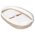 Baby Changing Basket with Diaper Changing Pad, Breathable & Waterproof Dual-Cover Foldable