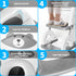 KYYOKE 2 1 Potty Training Toilet, Adjustable Toddler Toilet Seat and Step for Kids, in Toilet Steps for Toddlers,Non