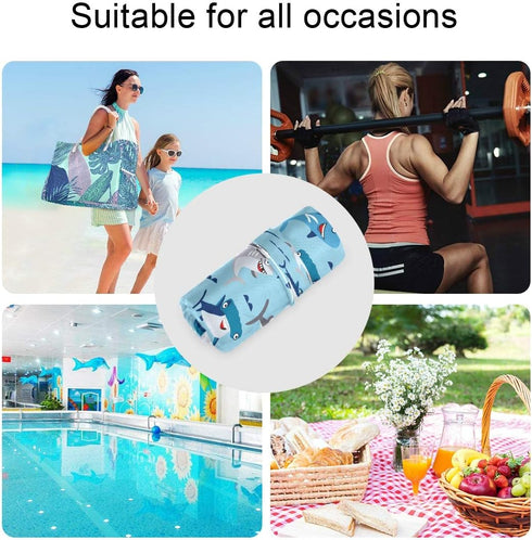 2 Pack Cactus Plant Wet Dry Bag for Cloth Diaper&Swimsuit,Travel&Beach - Water Resistant Wet Bags - Perfect for Wet