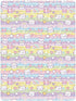 miaozhen 1 Pack 52x28 Cotton Baby Crib Sheets Comfy Breathable Cats Cartoon Children Crib Sheet for Nursery Decor cuna