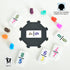 12 Set 91 Domino2-10 Doublefan Mexican Train Dominoes with Color Numbers,Double Numerical Domino Game, Chicken Foot