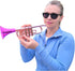 (13 Inch) (6 Metallic Trumpets Plastic Noisemaker Music Toys for Kids Instruments Noise Makers for Birthday Partie