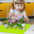 Extra Large Green Silicone Table Mat, Waterproof Protector for Crafts, Kids Dinner Placemat, Kitchen Pastry Rolling