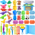 Wxqfumy Dough Tool Set, 31 Pcs Basic Dough Tools Kits for Kids, Dough