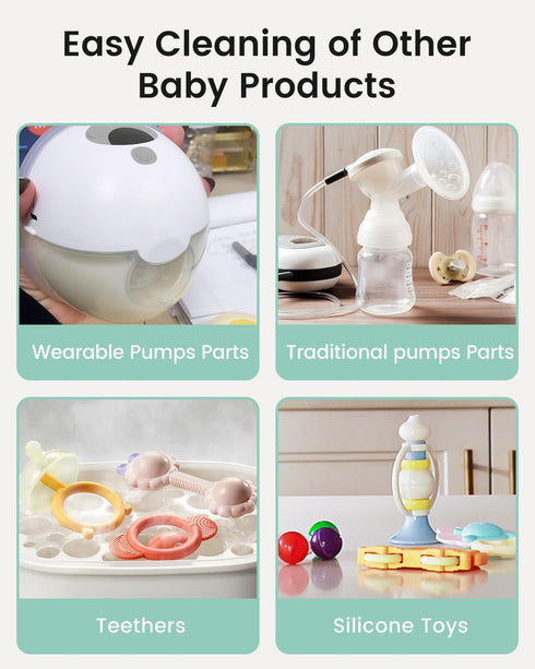 130 Momcozy GROWNSY Official Detergent Washing Tablets - PCS, Compatible with Baby Bottle Washers