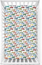 Race Car Themed Fitted Crib Sheet,Standard Crib Mattress Fitted Sheet Soft Polyester