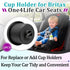 Joworthy 2 One4Life Pcs Cup Holder Replacements Compatible with Britax Car Seats, Single Cup Holder for Child Car