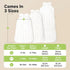 2-Pack 100% 0.5TOG 0-6 Organic Baby Sleep Sacks, Cotton - Soft & Breathable Baby Wearable Blanket, Toddler Sleeping