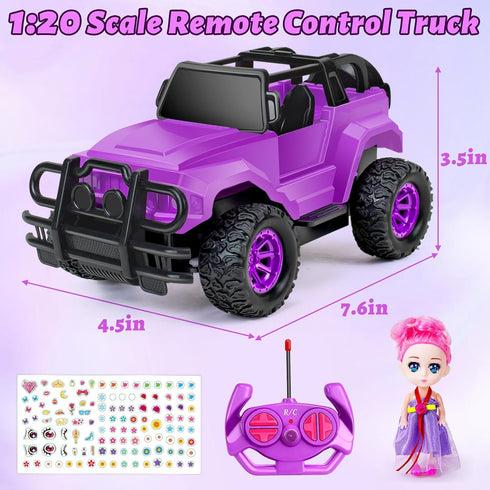 1:20 4-7, 5-7 8-13 YongnKids Remote Control Car for Kids, Scale Rc Trucks for Boys Age Rc Truck Cars Toys for Ages Boys