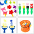 ABEIER Washable Finger Paint Kit for Toddlers, 12 Colors with Tools, Safe Non-Toxic Baby Paint for Kids 3+