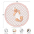 Tummy Sweet Jojo Designs Baby Play Mat (Pink Gingham Checkered Plaid) for Girls, Infant, Toddler Time Activity Floor