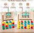 Montessori Toys for 3+ Year Old, Wooden Color Matching Puzzle Toy, Educational Learning Toys for Kids