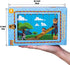 Educational Painted Strip Puzzle Wood Box Set with 8 Scenes from The Animated Children's Show for Ages 3 and Up