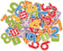 Bigjigs Toys Colourful Educational Wooden Magnetic Numbers and Symbols