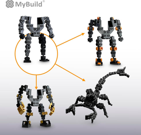 Pack MF5 Set, Recommended 12+ MyBuild Mecha Frame - Build and Customize Your Own Mech with Ease, Robot Building