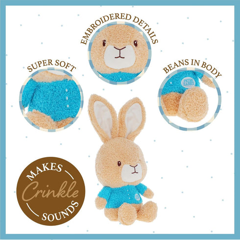 KIDS PREFERRED Beatrix Potter Peter Rabbit Cuteeze Bunny - 12 Inch Soft Plush Toy for Baby and Toddler