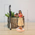 Dancing Hula Girl Dashboard Bobbleheads for Driver Dashboard Decorations, Mini Size Doll Hula Dancer 4.72" High
