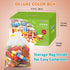 143 Packaging Shimfun Piece Play Food for Kids Kitchen - Toy Assortment - Pretend Food for Toddler - Bonus Water Bottle
