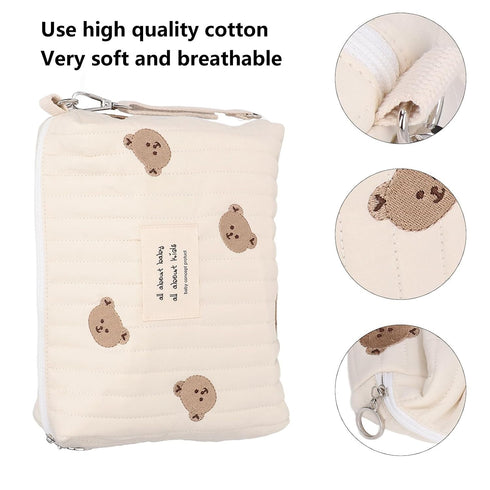 CDQL Multifunctional Baby Stroller Storage Bag, Large Capacity Handbag for Parents, Reusable Diaper Carry Bag