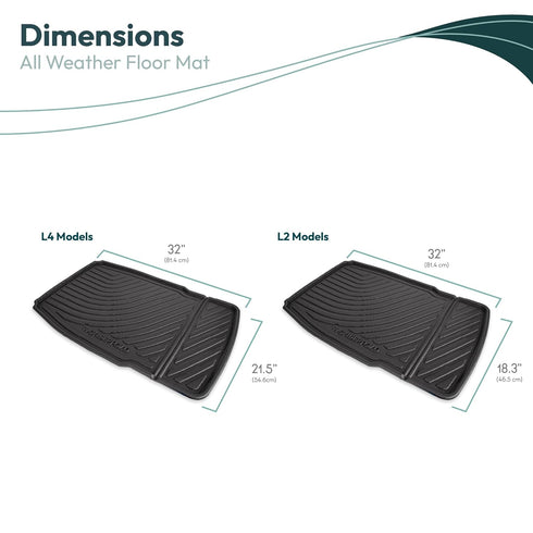 L4 L4 32" 21.5" WONDERFOLD All Weather Mat Stroller Wagon Accessory Made from TPE to Protect Wagon from Dirt and Water