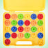 26PCS Coogam Letters Matching Eggs ABC Alphabet Color Sorter Puzzle Easter Travel Bingo Game Uppercase Learning Fine